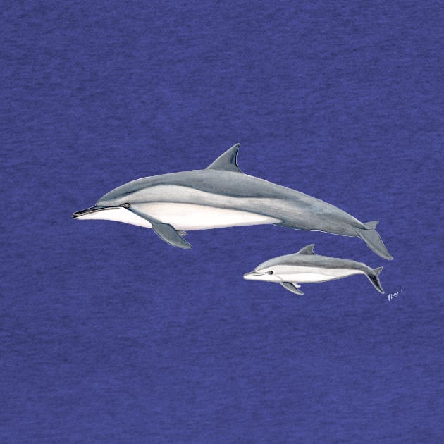 Long-beaked dolphin by chloeyzoard
